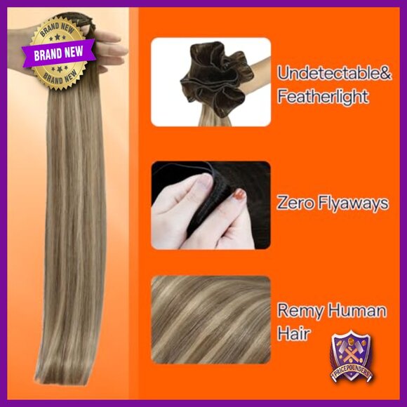 24 Inch Human Hair Extensions Sew In Weft 60G Remy Straight Wavy